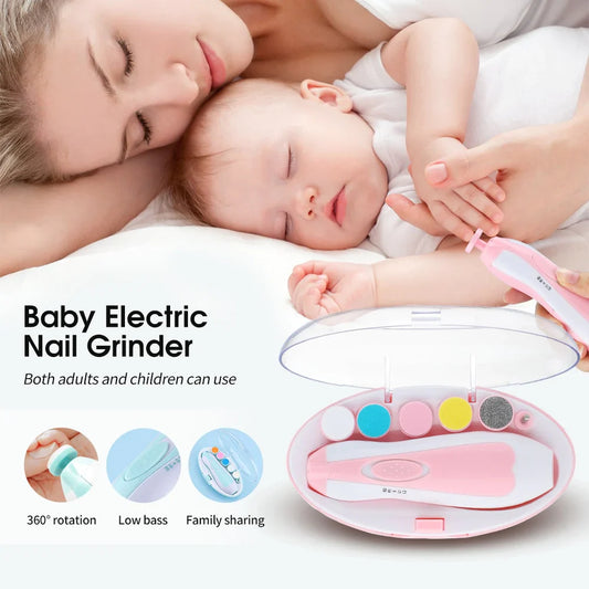 Electric Baby Nail Trimmer - Safe Gentle Nail Clipper for Newborns & Toddlers