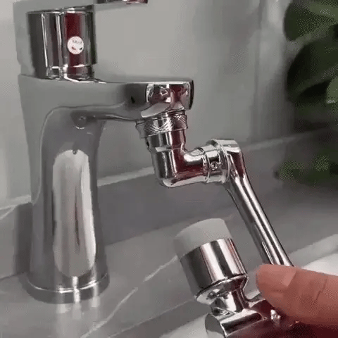 1080° Swivel Faucet Extender - Rotatable Kitchen Sink Aerator