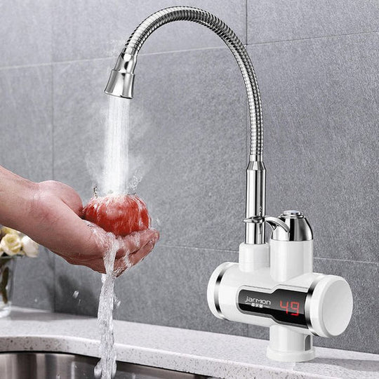 instant Electric Hot Water Tap - 3000W Digital Display Faucet for Kitchen & Bathroom [Free Delivery]