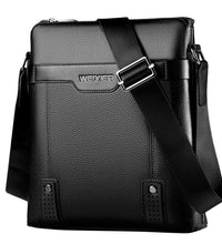 Fashion PU Leather Men Messenger Bags interior zipper pocket 