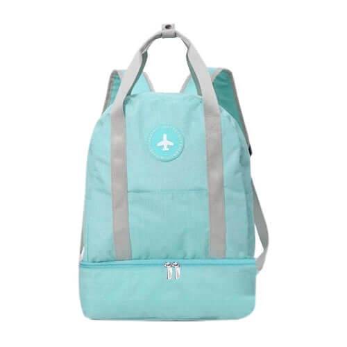 wet and dry split backpack in different colors