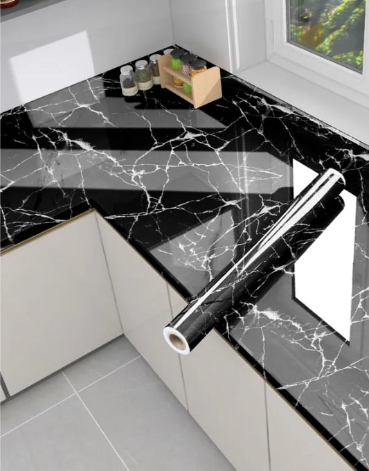 Waterproof Marble Sheets – Self Adhesive PVC Wallpaper | Kitchen & Bathroom