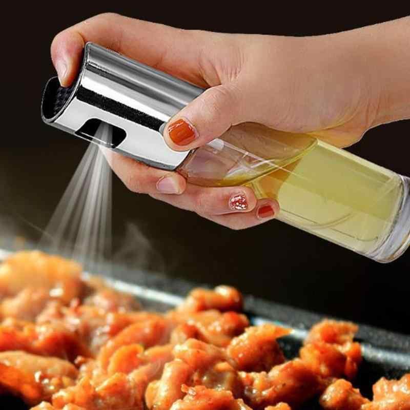 Stainless Steel Oil Spray Bottle - 100ml Kitchen Dispenser