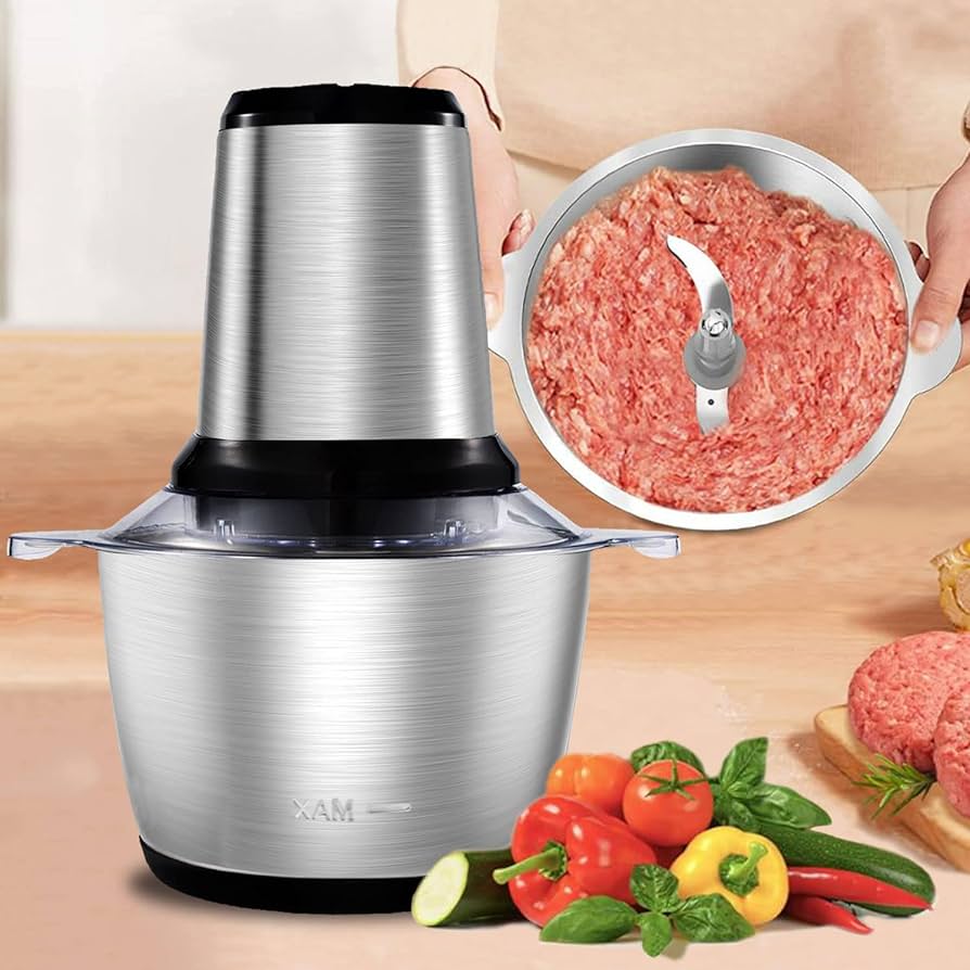 Silver Crust Electric Meat Grinder - Multi-Purpose Food Chopper