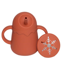 Silicone Children's Two-in-one No-spill Cup