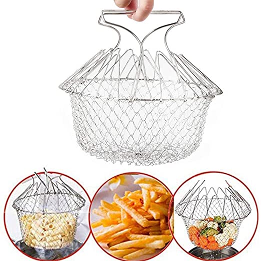 Chef Basket 12 in 1 - Stainless Steel Multi-Purpose Kitchen Tool