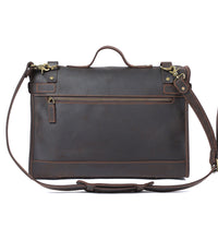 Men’s retro cowhide leather crossbody bag Leather men's backpack