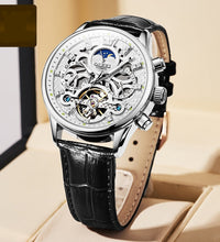 Men's Creative Fashion Alloy Quartz Watch brown skin rose shell white