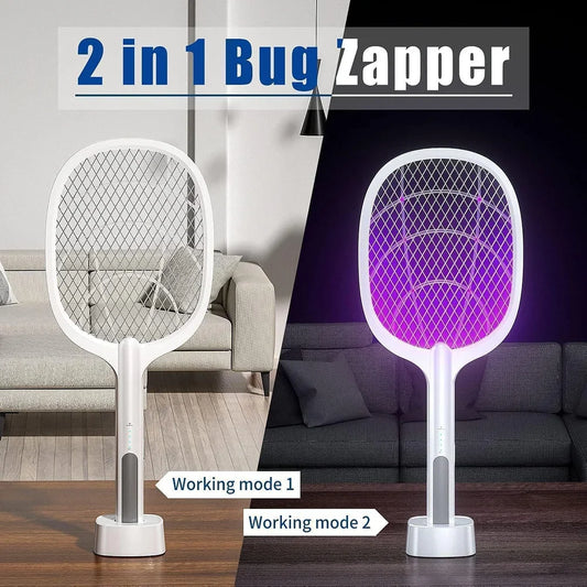 Electric Rechargeable Mosquito Killer Racket | Safe & Powerful Fly Zapper