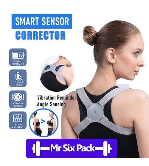 Rechargeable Smart Posture Corrector Back Brace - Pain Relief for Men & Women