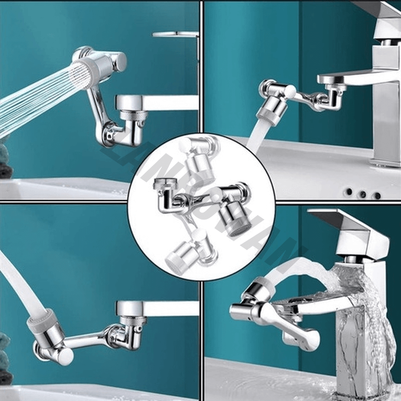 1080° Swivel Faucet Extender - Rotatable Kitchen Sink Aerator