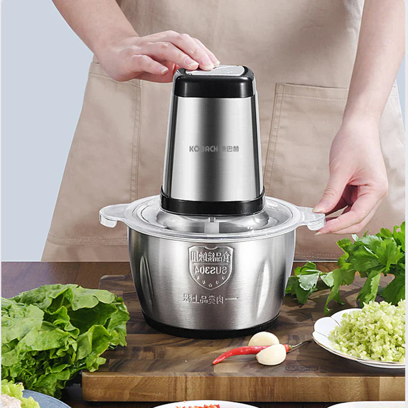Silver Crust Electric Meat Grinder - Multi-Purpose Food Chopper