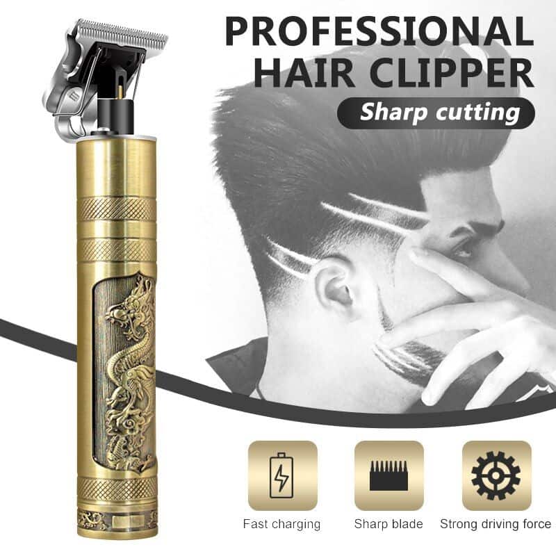 T9 Rechargeable Hair Trimmer - Professional Beard & Hair Clipper for Men