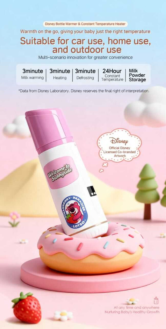 Portable Baby Bottle Warmer & Formula Heater – 3-Minute Fast Heating