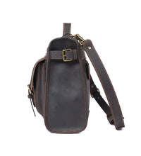 Men’s retro cowhide leather crossbody bag Leather men's backpack