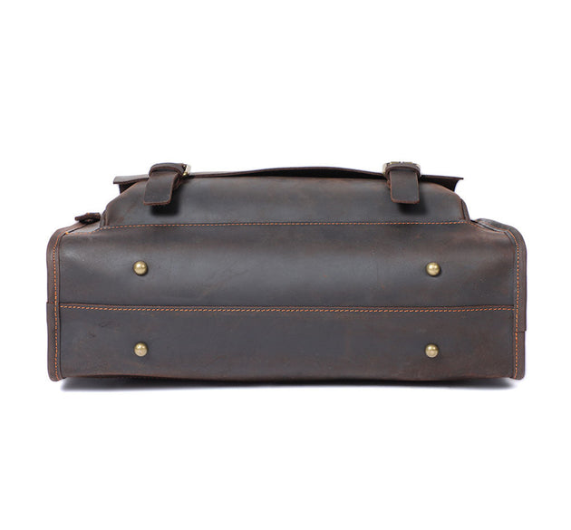 Men’s retro cowhide leather crossbody bag Leather men's backpack