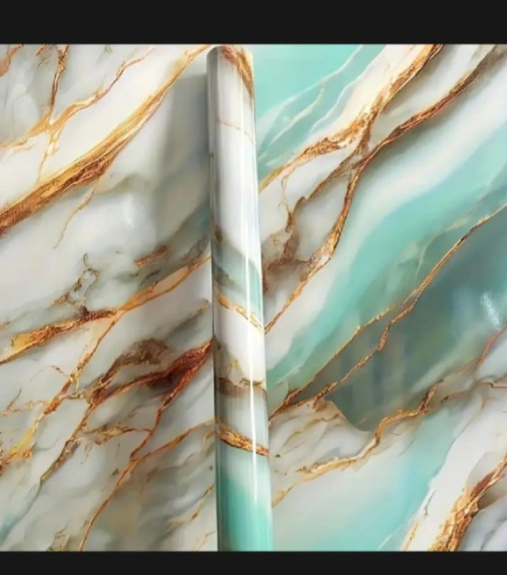 Waterproof Marble Sheets – Self Adhesive PVC Wallpaper | Kitchen & Bathroom