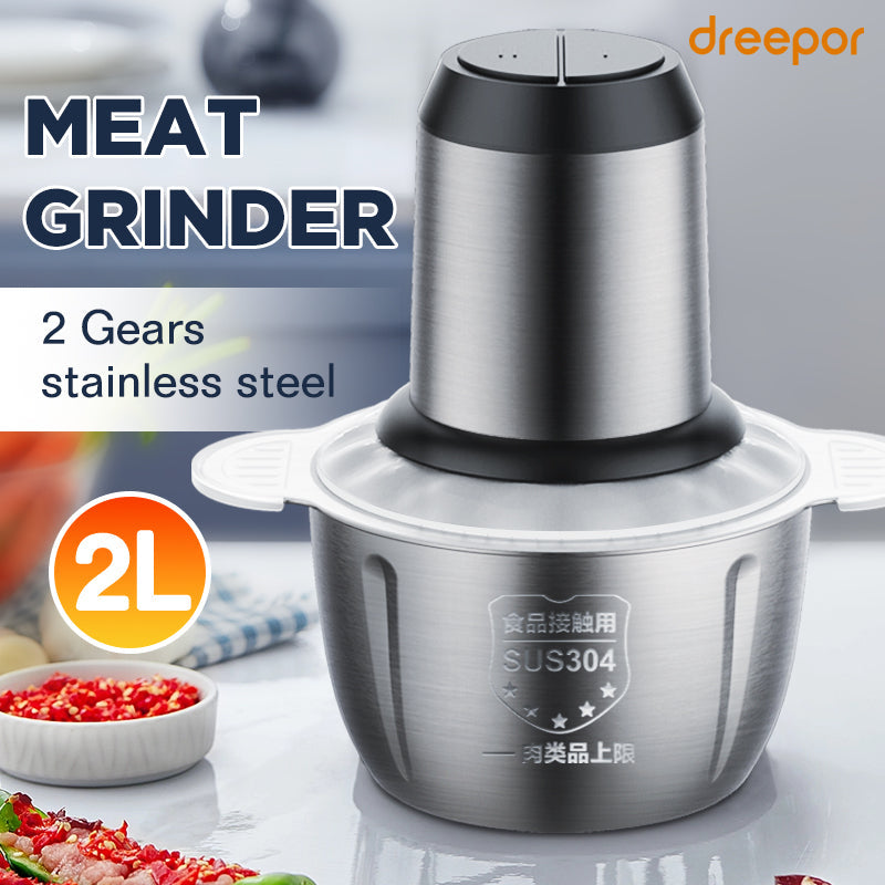 Silver Crust Electric Meat Grinder - Multi-Purpose Food Chopper
