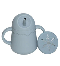 Silicone Children's Two-in-one No-spill Cup
