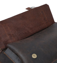 Men’s retro cowhide leather crossbody bag Leather men's backpack