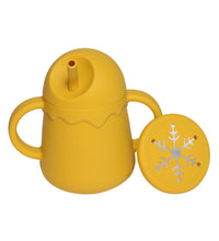 Silicone Children's Two-in-one No-spill Cup