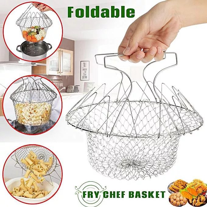 Chef Basket 12 in 1 - Stainless Steel Multi-Purpose Kitchen Tool