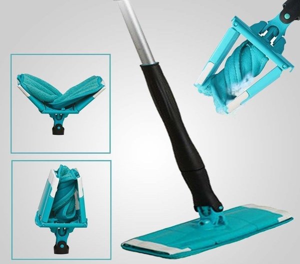 Rotating Mop 360° Spin - Water Spray Floor Cleaning Mop