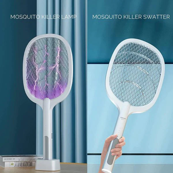 Electric Rechargeable Mosquito Killer Racket | Safe & Powerful Fly Zapper