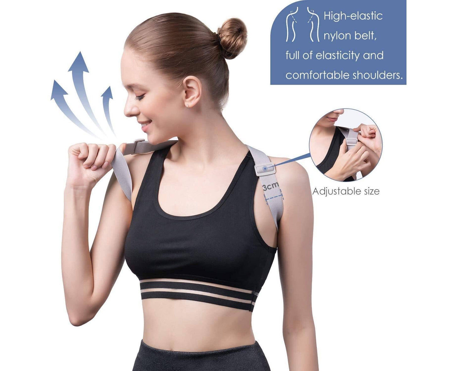 Rechargeable Smart Posture Corrector Back Brace - Pain Relief for Men & Women