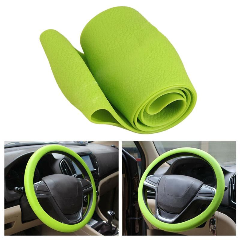 Silicone Steering Wheel Cover - Non-Slip Soft Grip Car Accessory