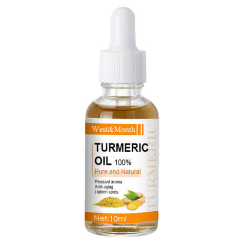 Organic Turmeric Essential Oil 10ml - Pure Therapeutic Grade for Dark Spots